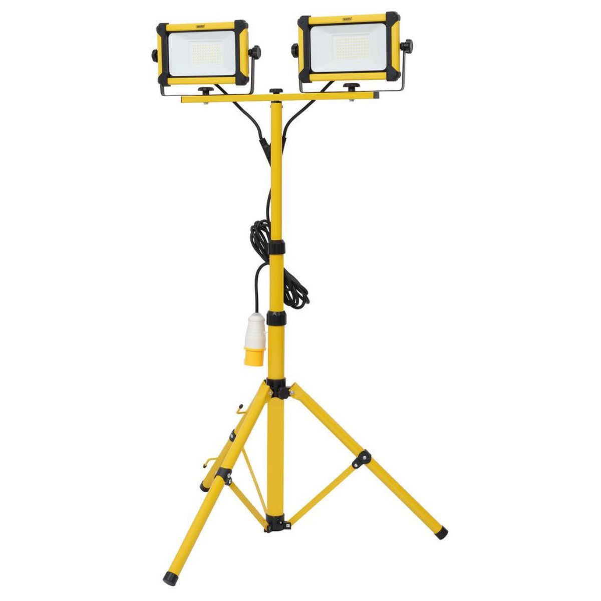 Draper 110V SMD LED Tripod Site Light, 2 x 50W, 12000 Lumens 28291