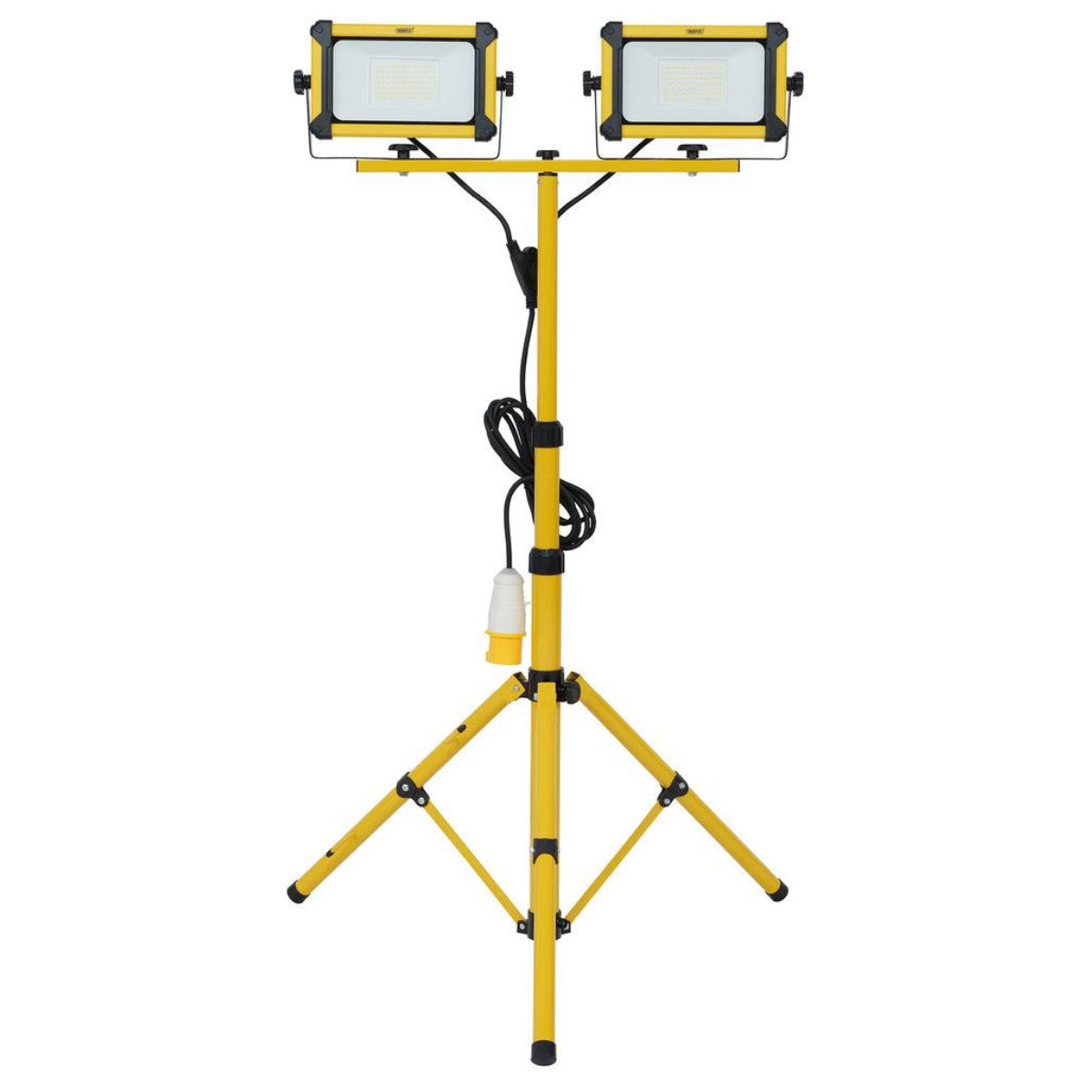 Draper 110V SMD LED Tripod Site Light, 2 x 50W, 12000 Lumens 28291