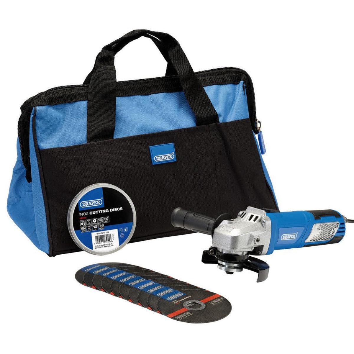 Draper 230V Angle Grinder Kit, 115mm, 950W 28300