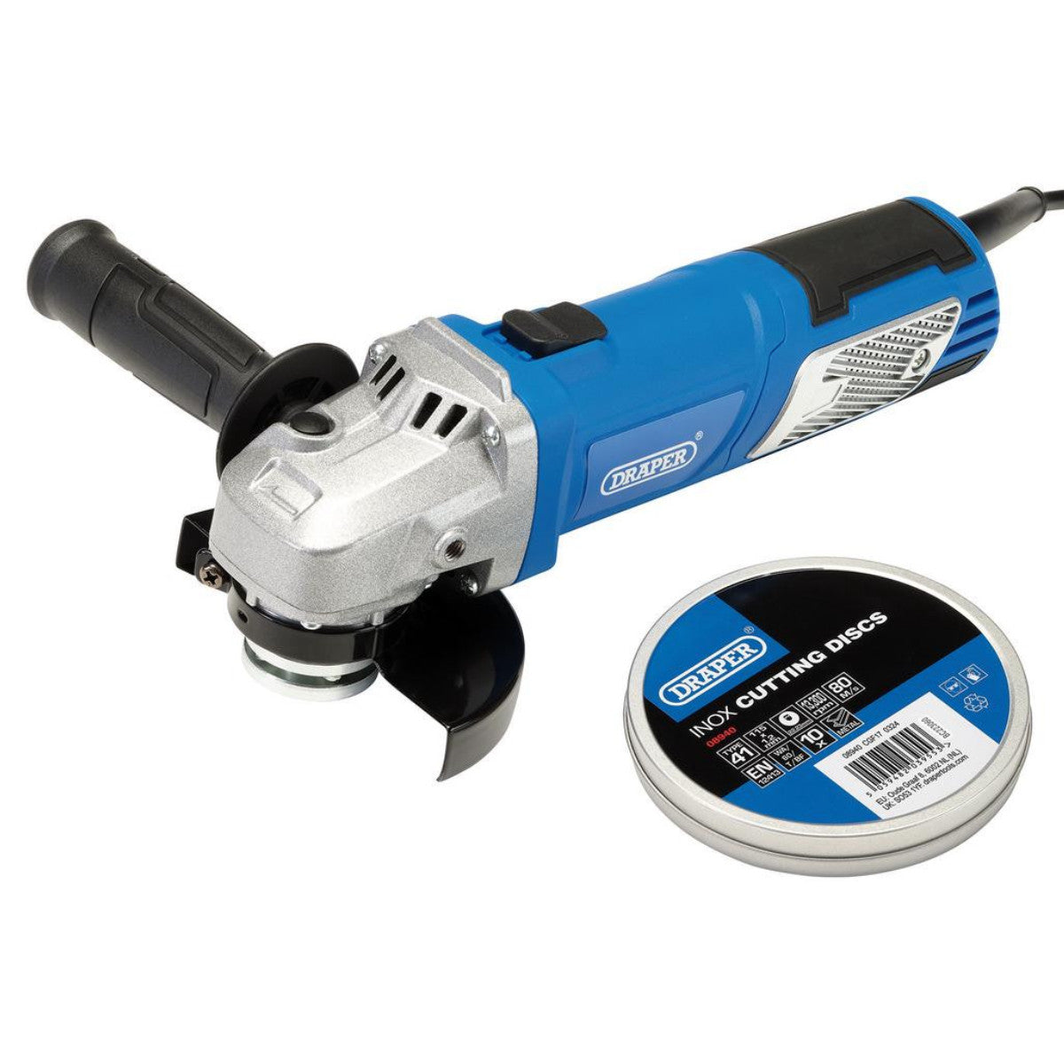Draper 230V Angle Grinder Kit, 115mm, 950W 28300