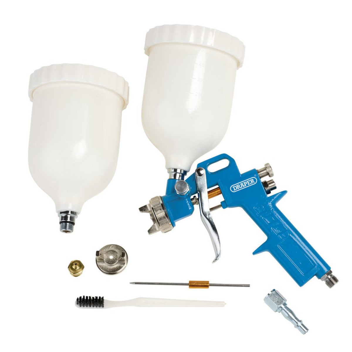 Draper Gravity Air Paint Spray Gun, 500ml, 1.4/1.8mm 28358