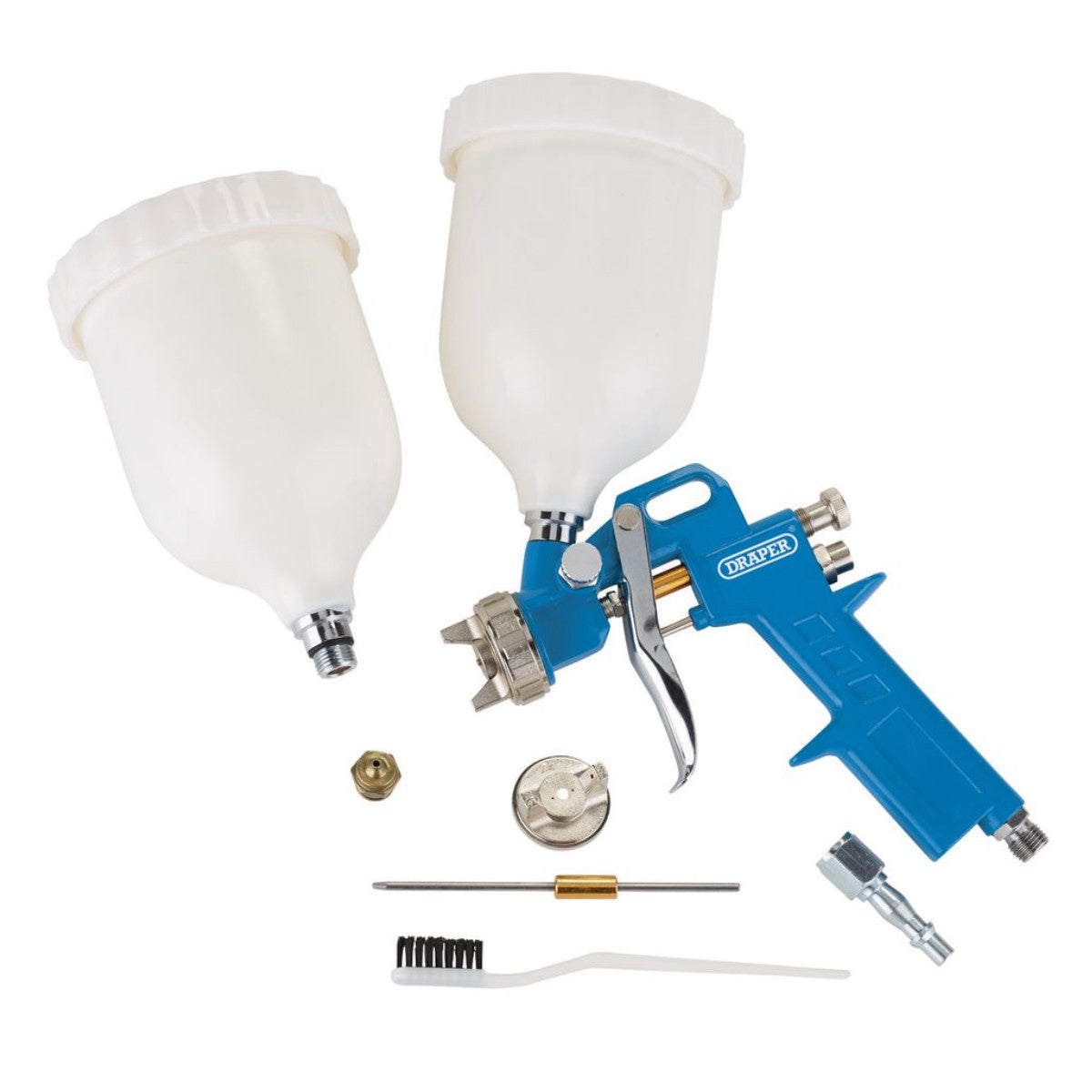 Draper Gravity Air Paint Spray Gun, 500ml, 1.5/2.2mm 28360