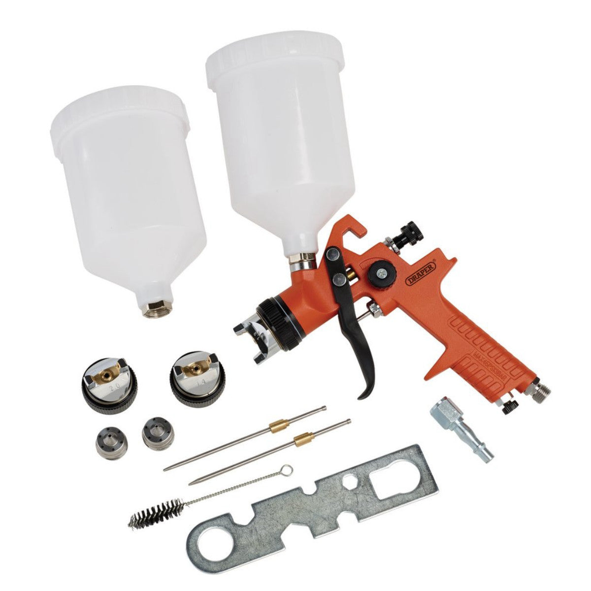 Draper HVLP Air Paint Spray Gun, 600ml 28367