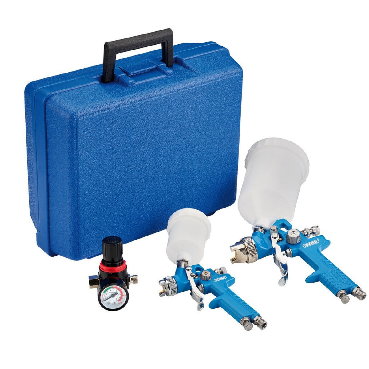 Draper HVLP Air Paint Spray Gun Kit (7 Piece) 28374