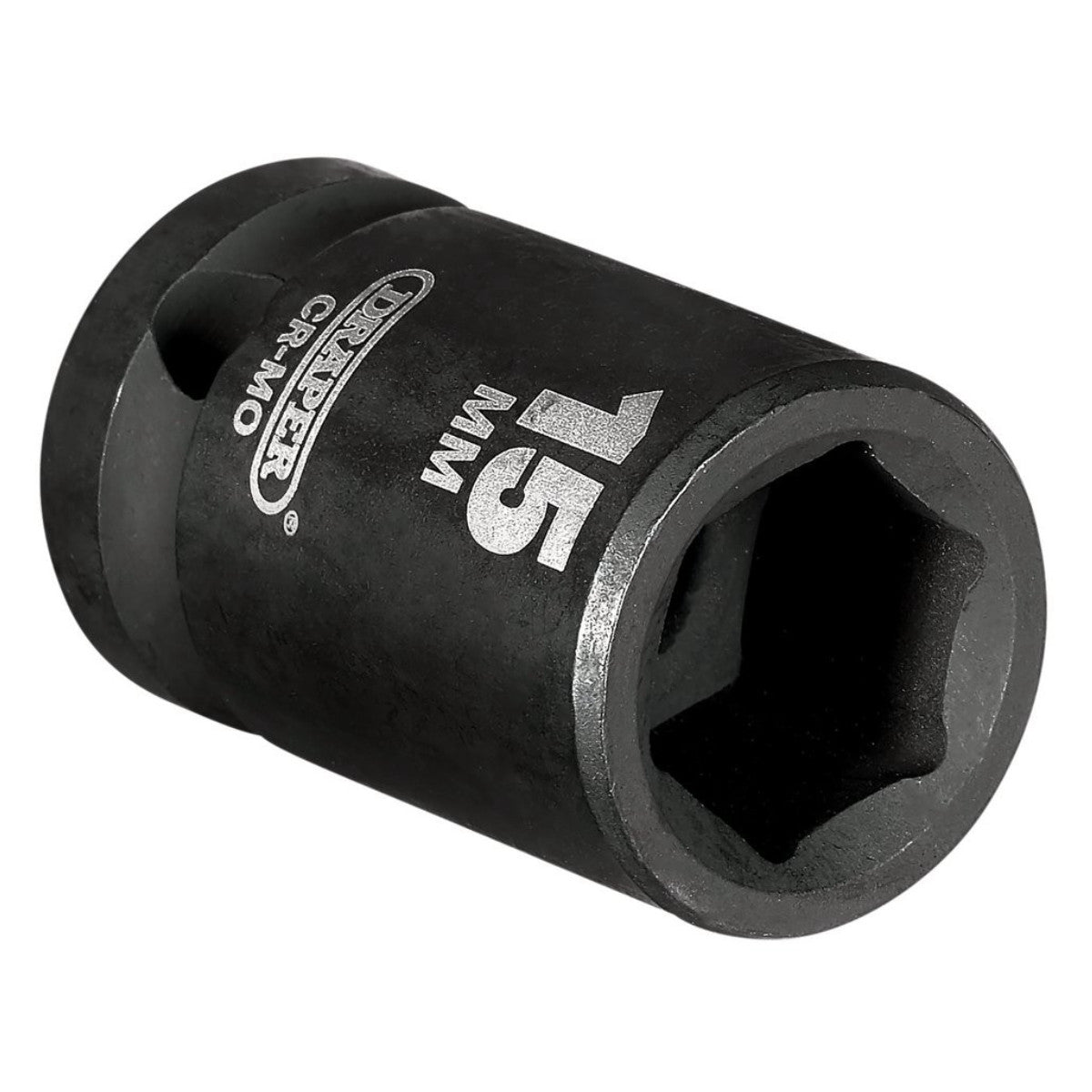 Draper HI-TORQ Impact Socket, 1/2" Sq. Dr., 15mm 28470