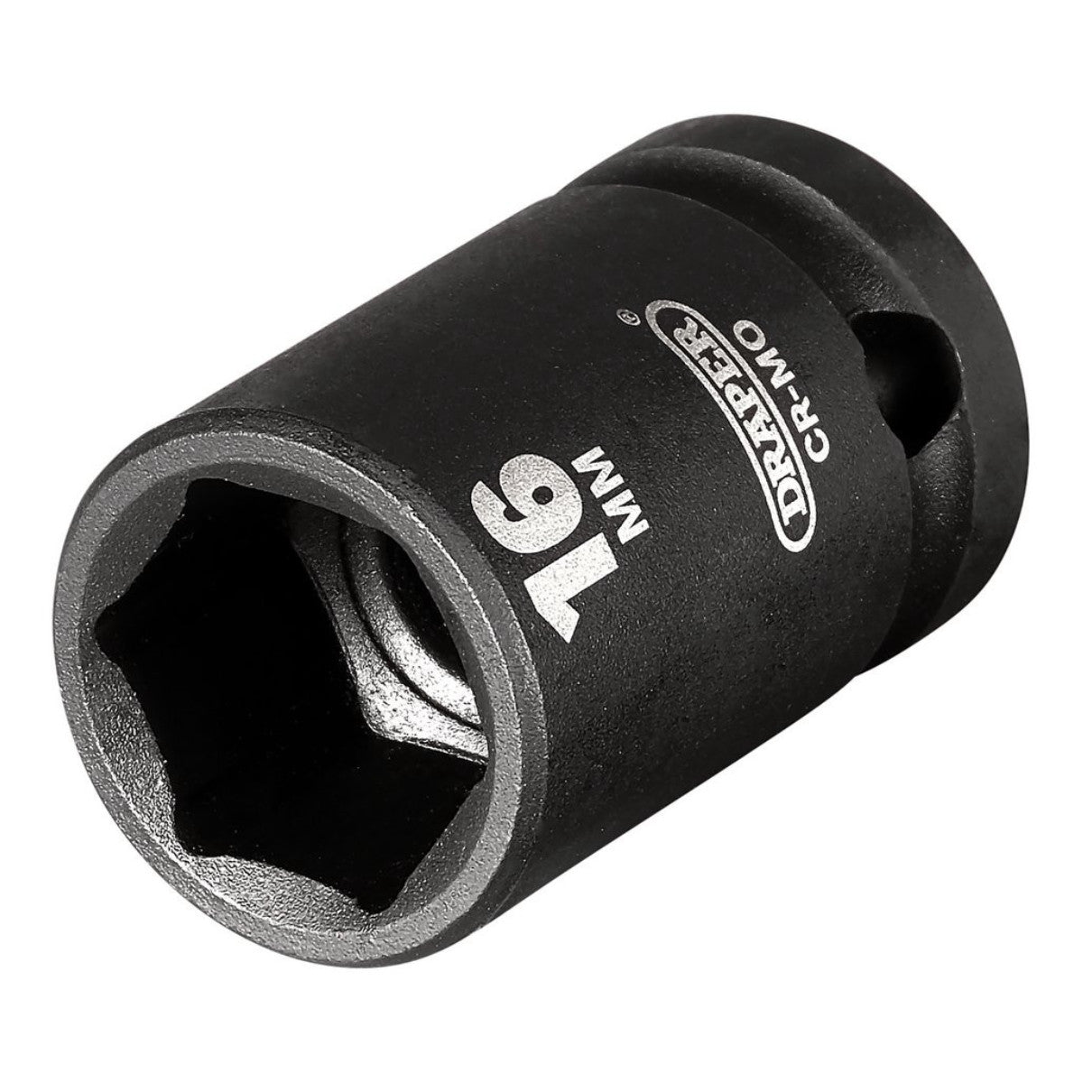 Draper HI-TORQ Impact Socket, 1/2" Sq. Dr., 16mm 28488