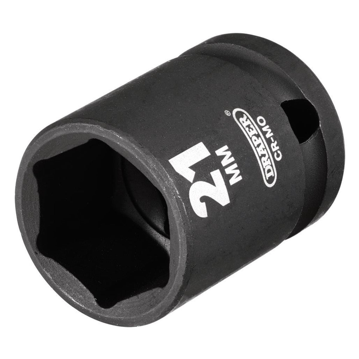 Draper HI-TORQ Impact Socket, 1/2" Sq. Dr., 21mm 28511