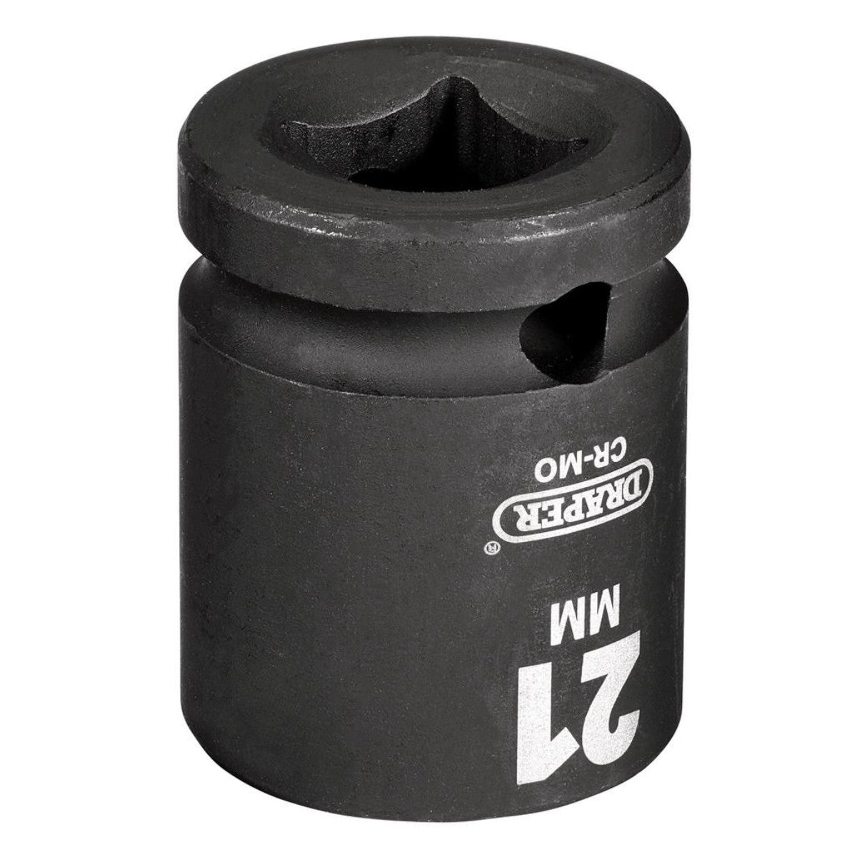 Draper HI-TORQ Impact Socket, 1/2" Sq. Dr., 21mm 28511