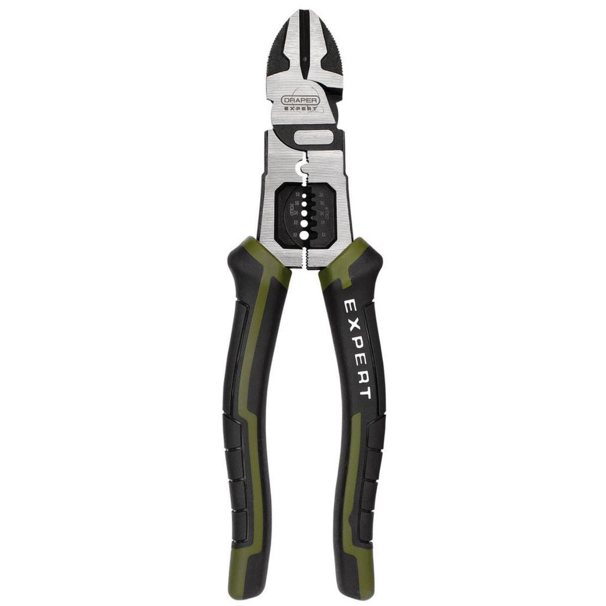 Draper Expert Side Cutters with Wire Stripper, 200mm 28528