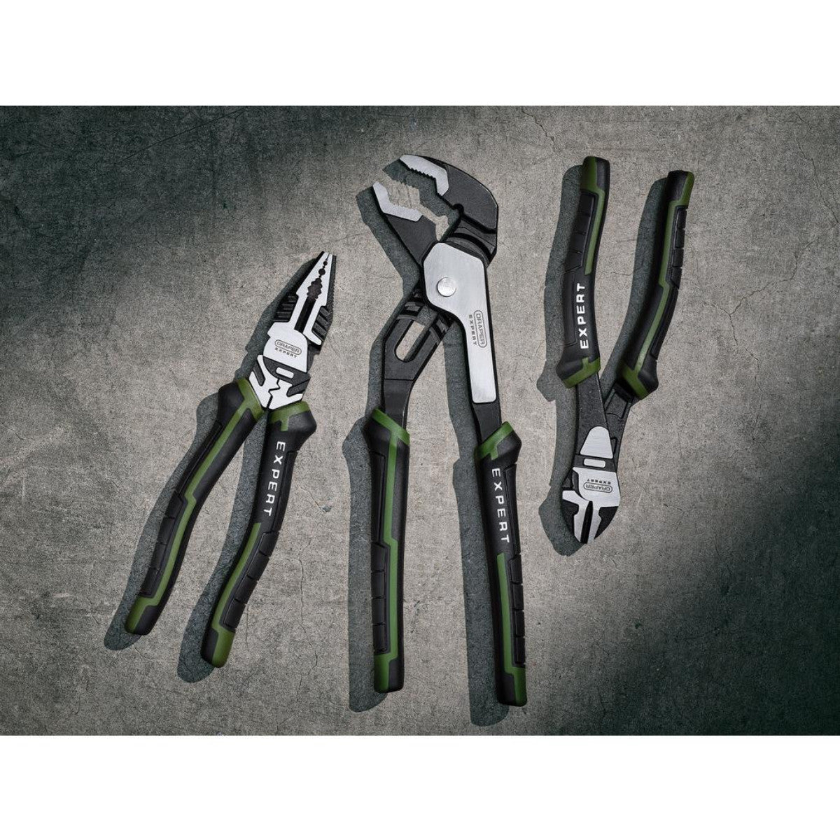 Draper Expert High Leverage Pliers Set with Water Pump Pliers (3 Piece) 28536