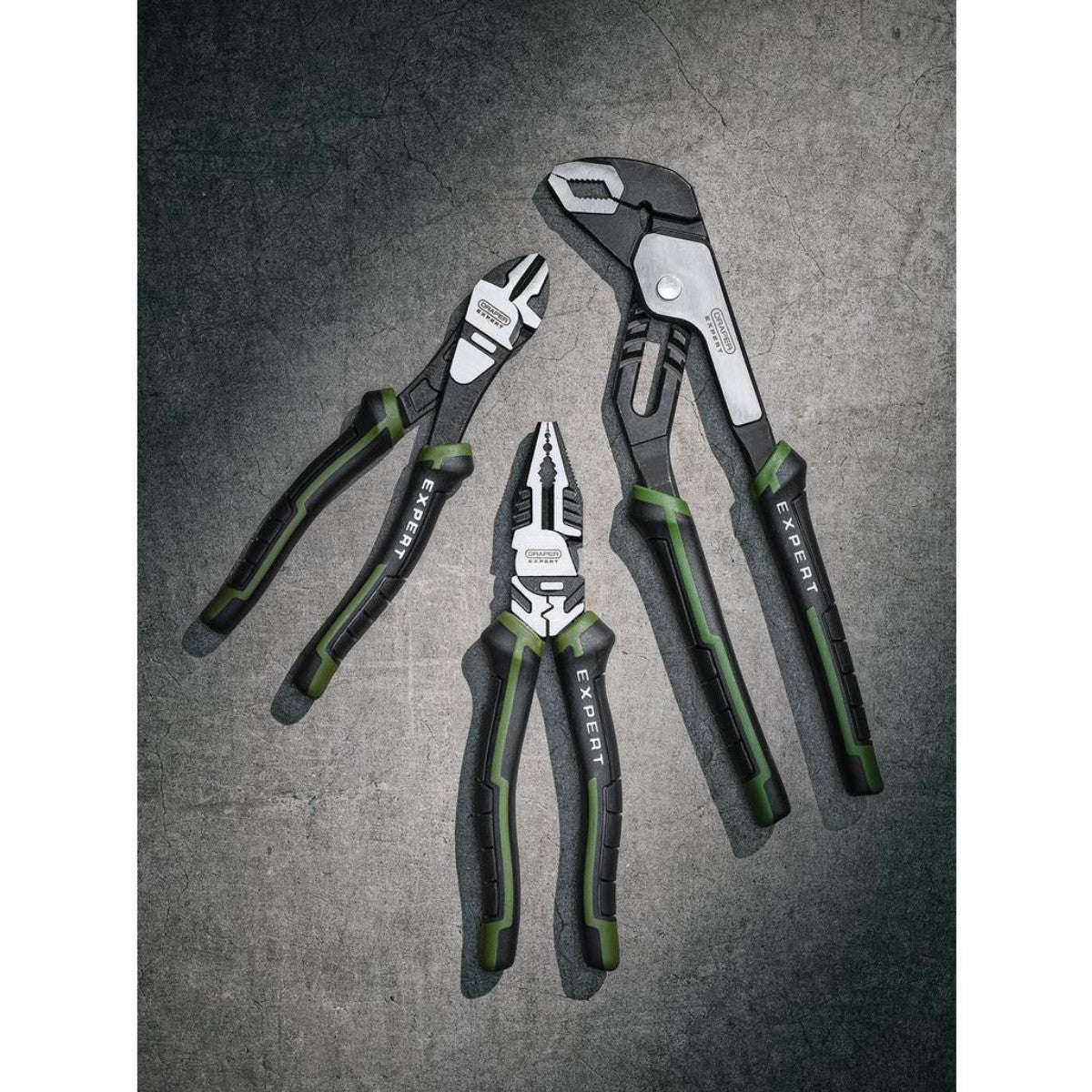 Draper Expert High Leverage Pliers Set with Water Pump Pliers (3 Piece) 28536