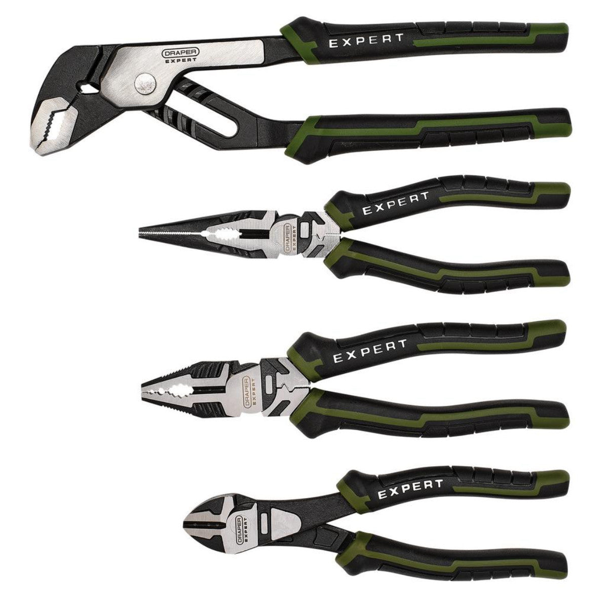 Draper Expert High Leverage Pliers Set with Water Pump Pliers (4 Piece) 28539