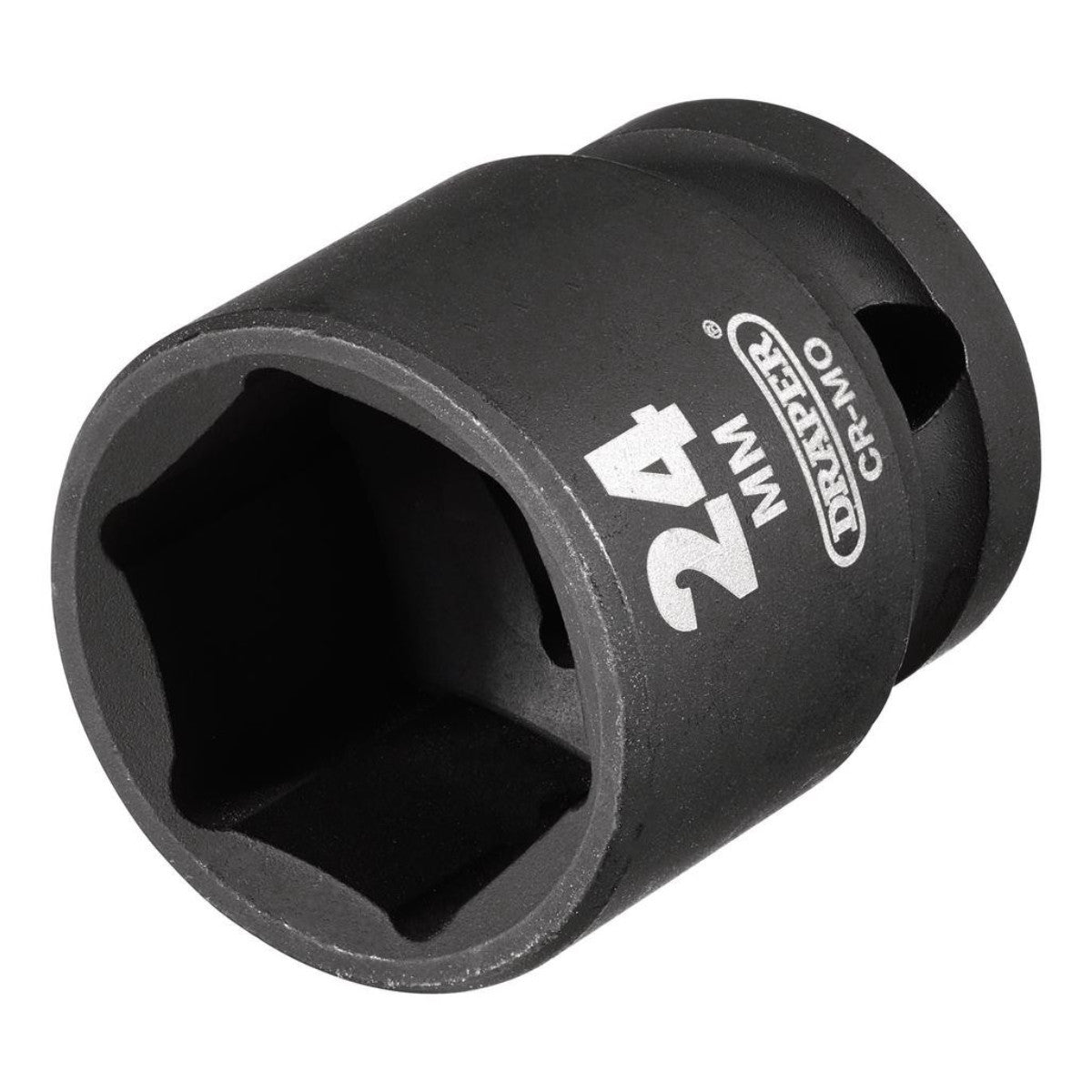 Draper HI-TORQ Impact Socket, 1/2" Sq. Dr., 24mm 28545