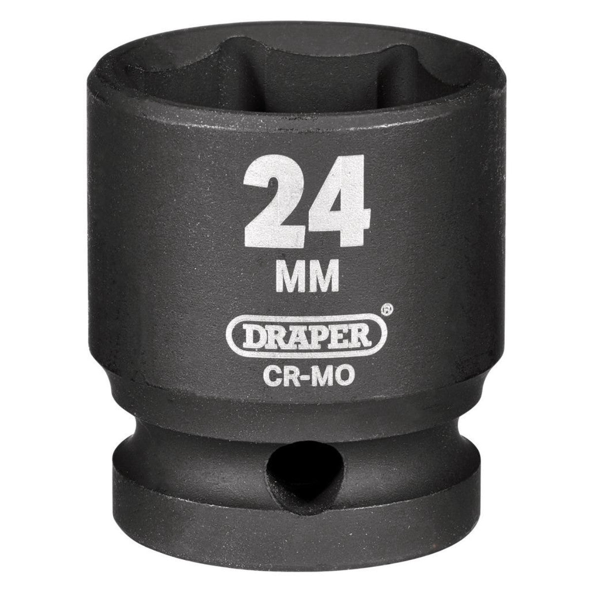 Draper HI-TORQ Impact Socket, 1/2" Sq. Dr., 24mm 28545
