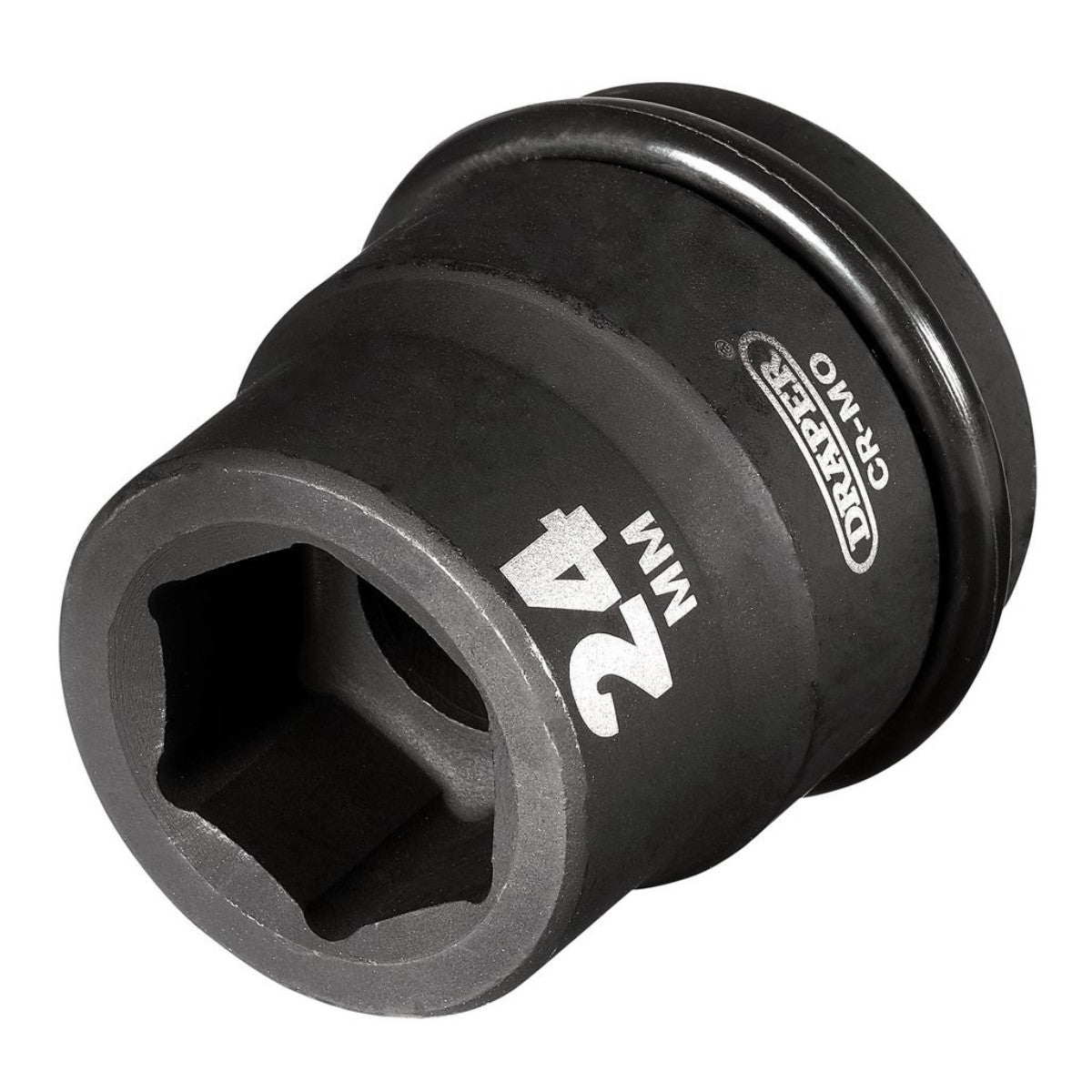 Draper HI-TORQ 6 Point Impact Socket, 3/4" Sq. Dr., 24mm 28694