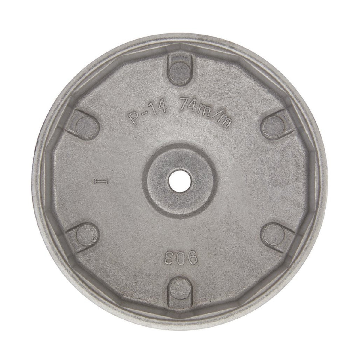 Draper Expert Oil Filter Socket, 1/2" Sq. Dr. 74mm 14 Flats for Audi, BMW, GM and VW 29186