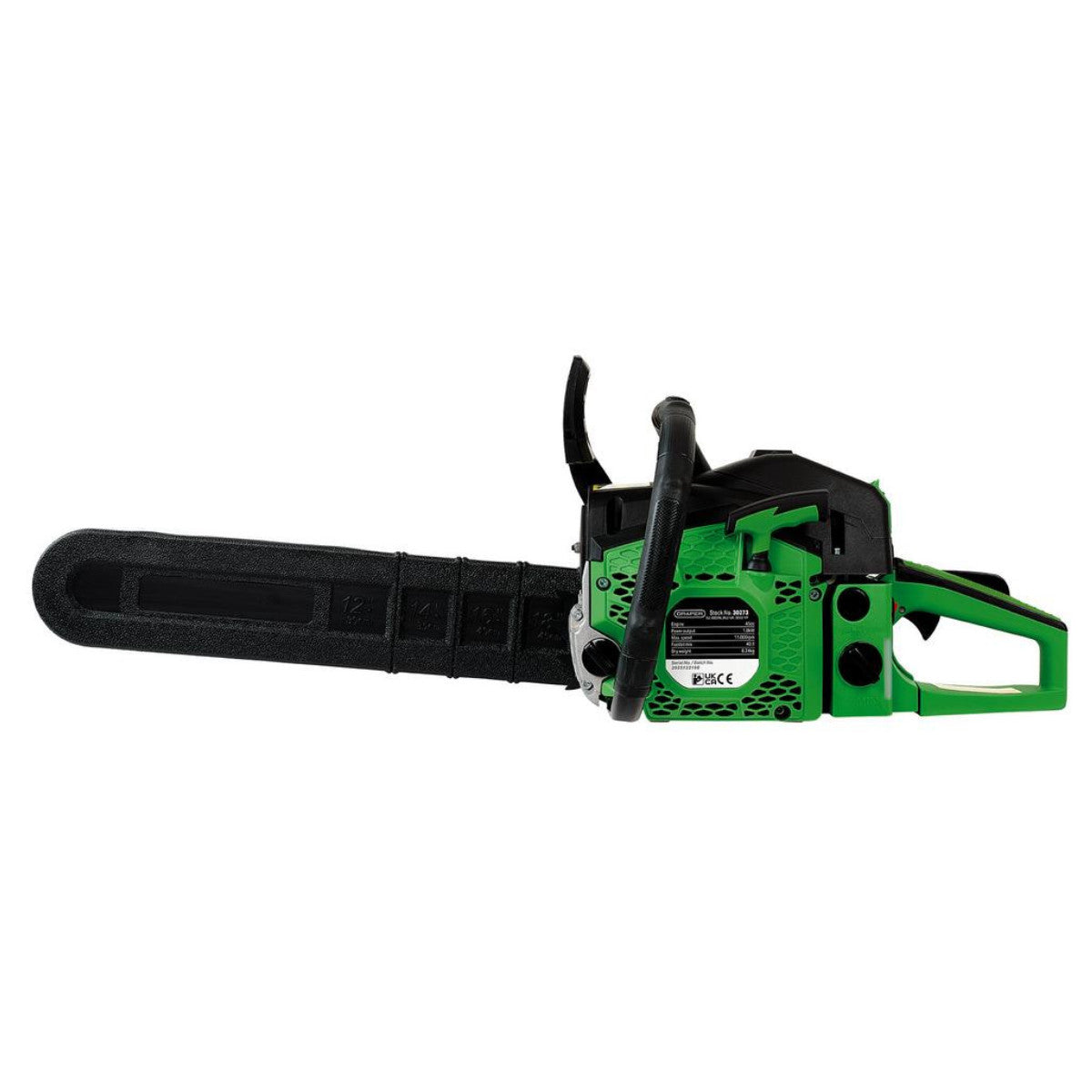 Draper Petrol Chainsaw, 45cc, 450mm/18" 30273