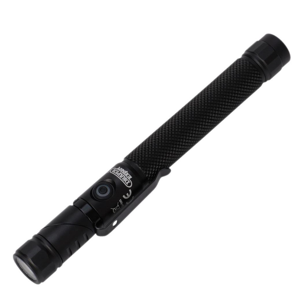 Draper Expert SMD LED USB Rechargeable 90° Adjustable Torch, 3.5W, 350 Lumens, USB-C Cable Supplied 30986