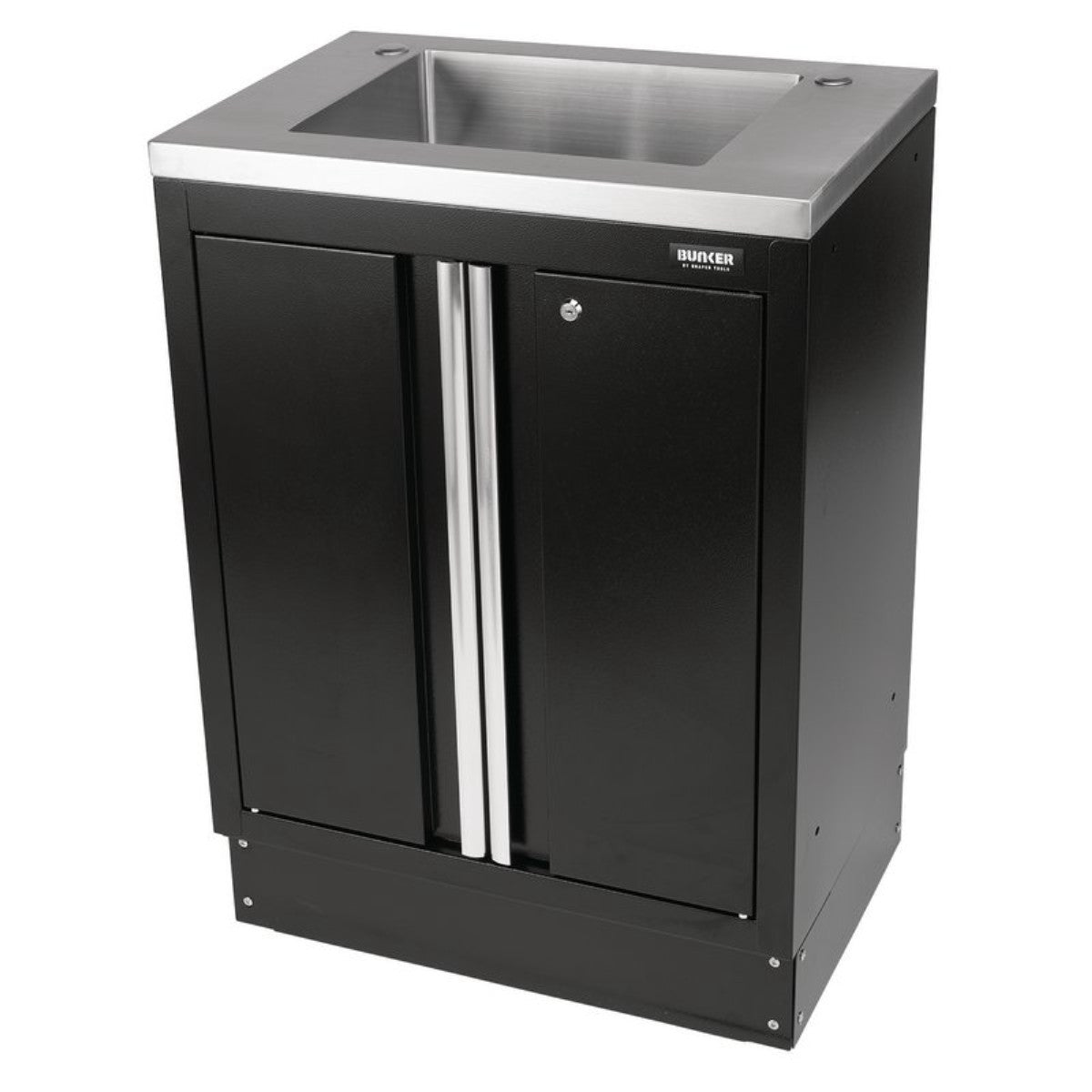 Bunker Modular Floor Cabinet with Sink, 2 Door, 680mm 31034