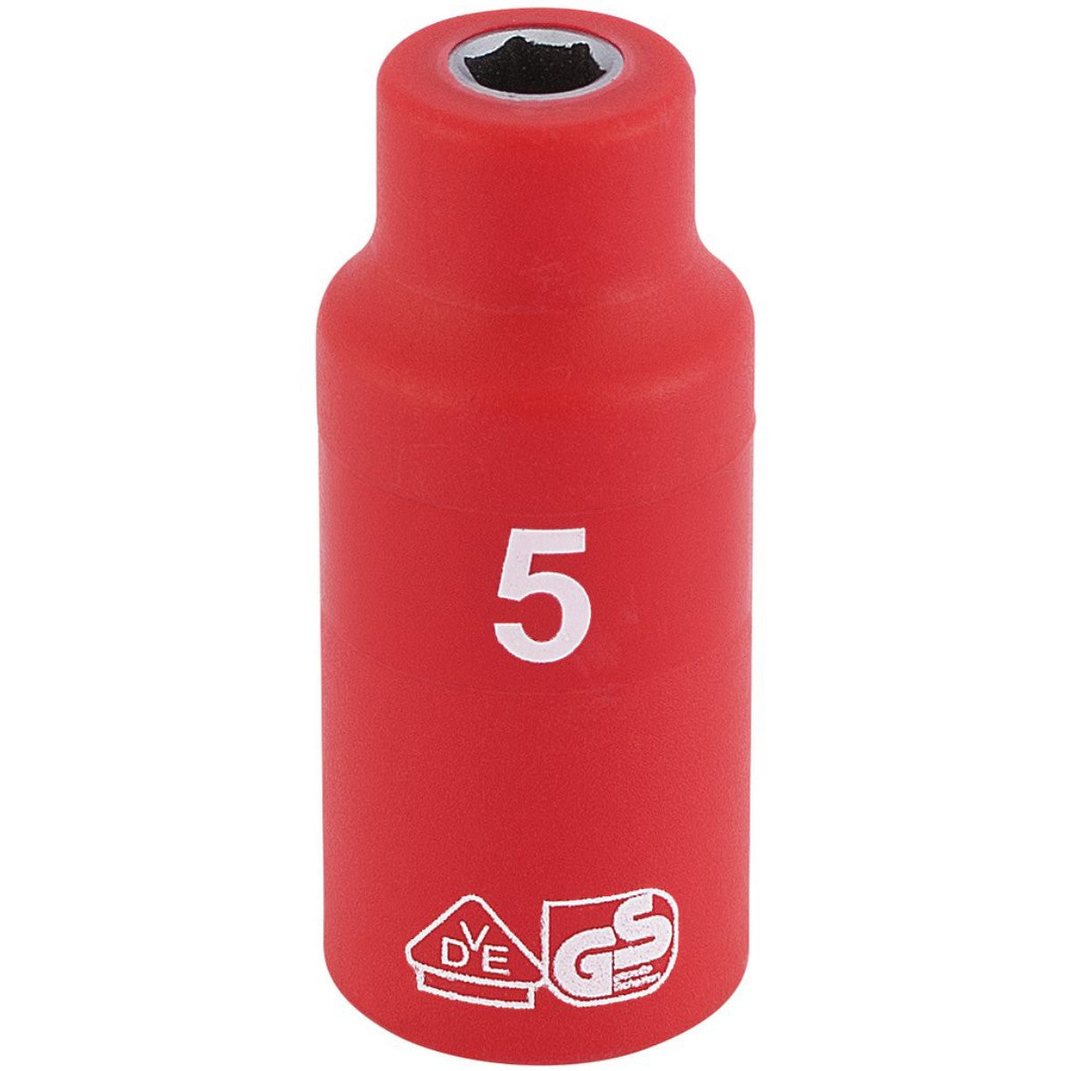 Draper Expert Fully Insulated VDE Socket, 1/4" Sq. Dr., 5mm 31164