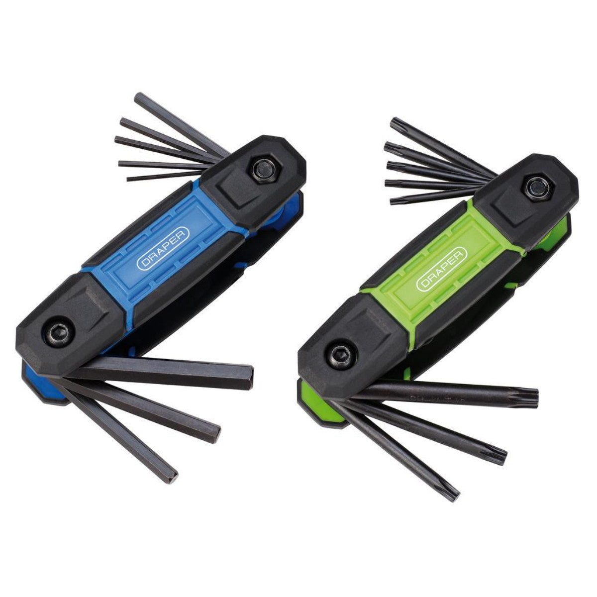 Draper TX-STAR and Metric Folding Hex Key Set (16 Piece) 31269
