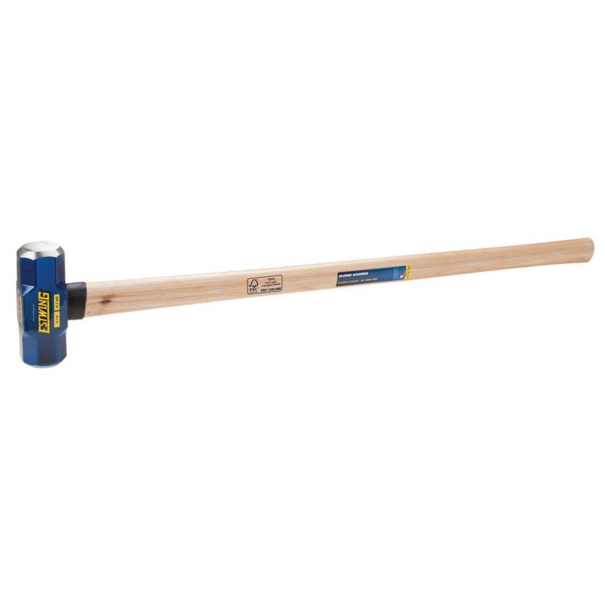 Estwing ESH-636W Hickory Shaft Sledge Hammer, 2.7kg/6lb 31302