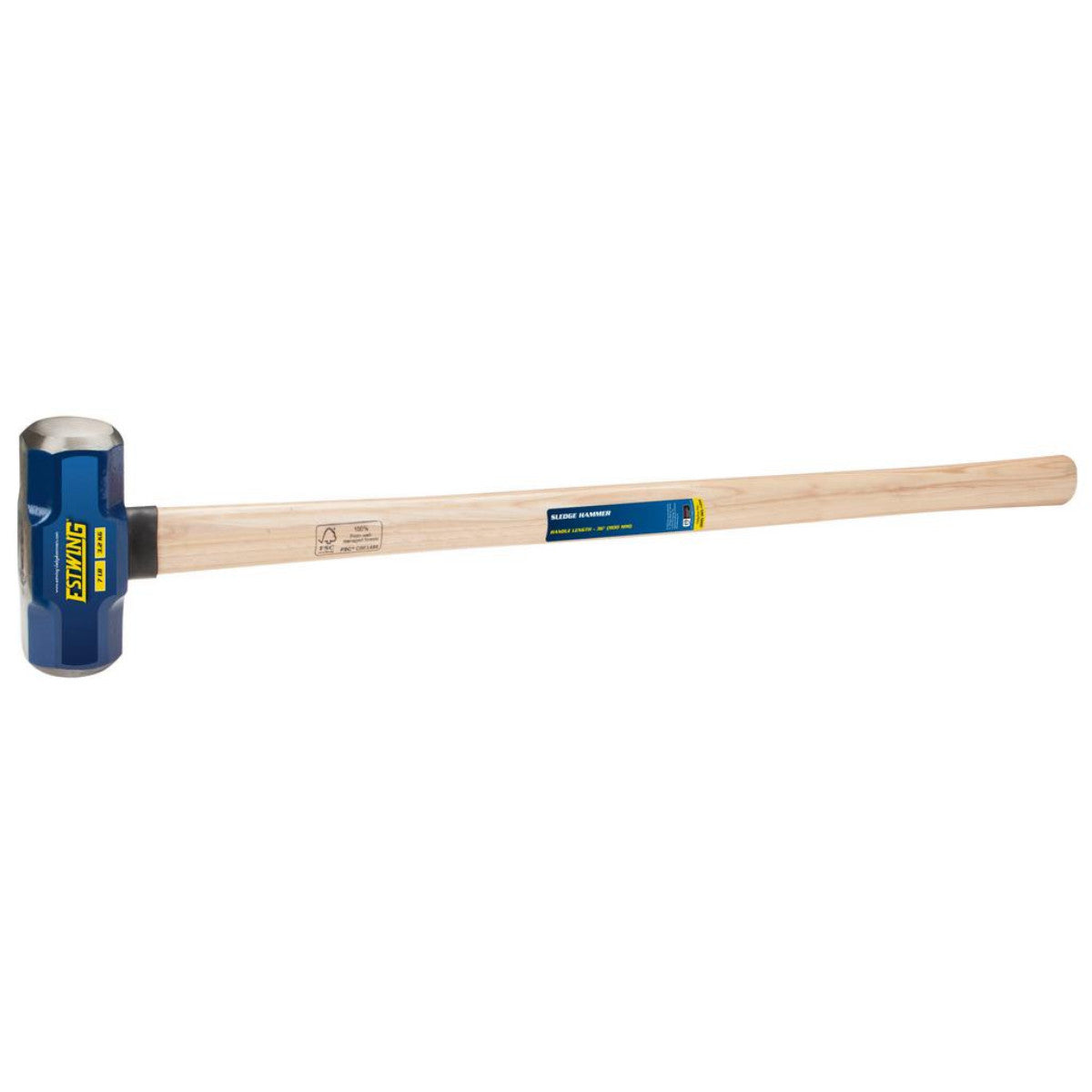 Estwing ESH-736W Hickory Shaft Sledge Hammer, 3.2kg/7lb 31304