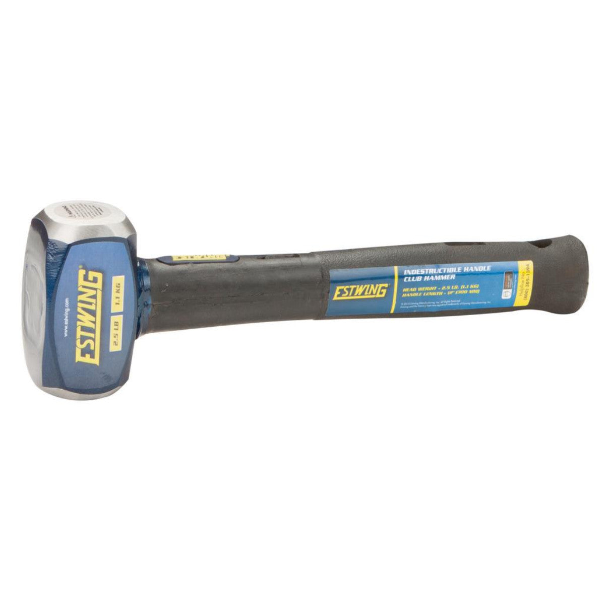 Estwing ECH-212X Indestructible Shaft Club Hammer, 1.1kg/2.5lb, 300mm 31321