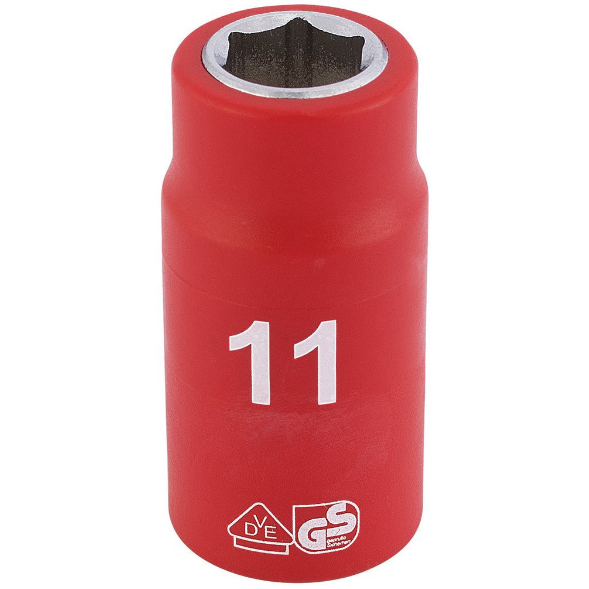 Draper Expert Fully Insulated VDE Socket, 3/8" Sq. Dr., 11mm 31571