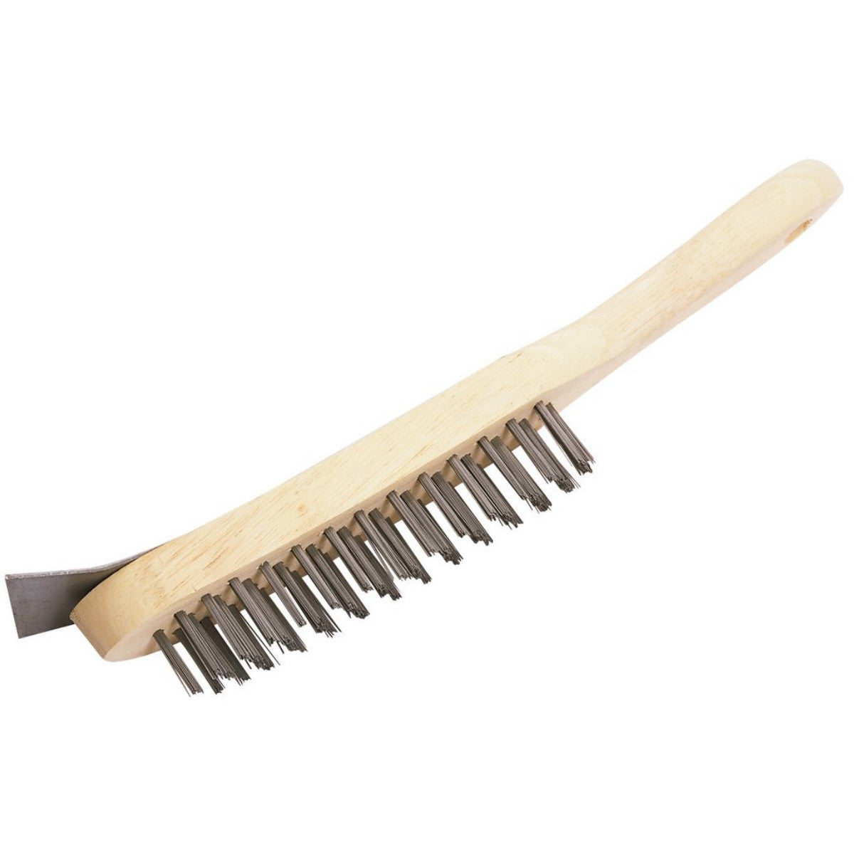 Draper 4 Row Wire Scratch Brush with Scraper, 290mm 31573