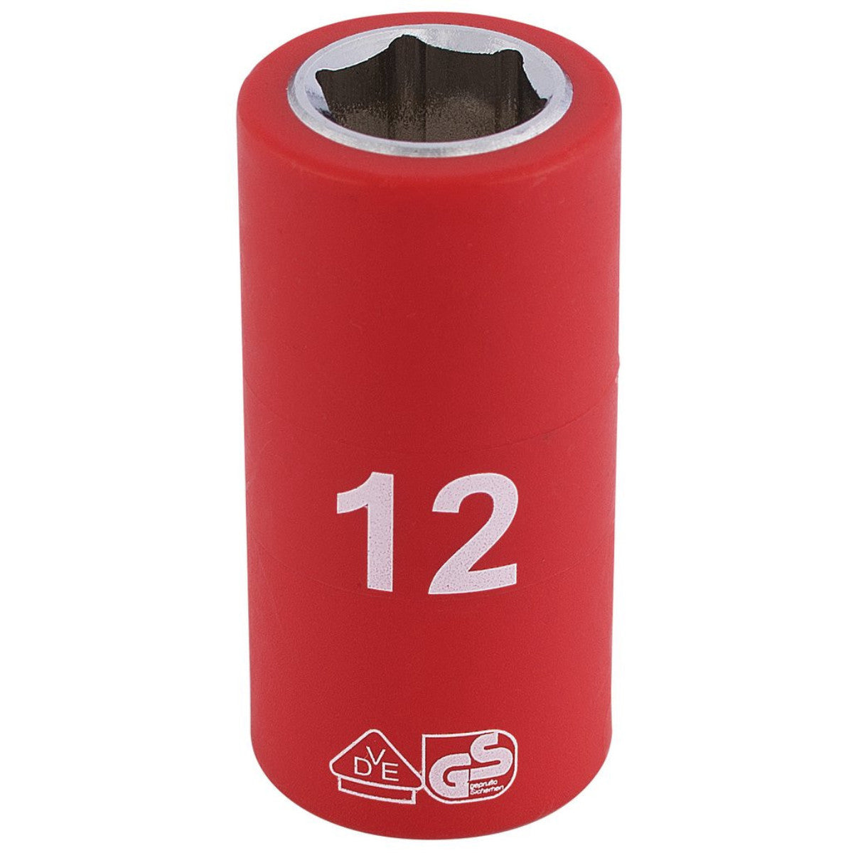 Draper Expert Fully Insulated VDE Socket, 3/8" Sq. Dr., 12mm 31615