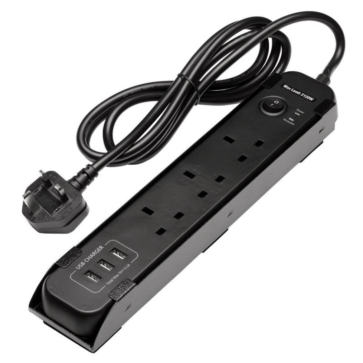 Bunker UK Power Strip with Magnetic Holder 31713