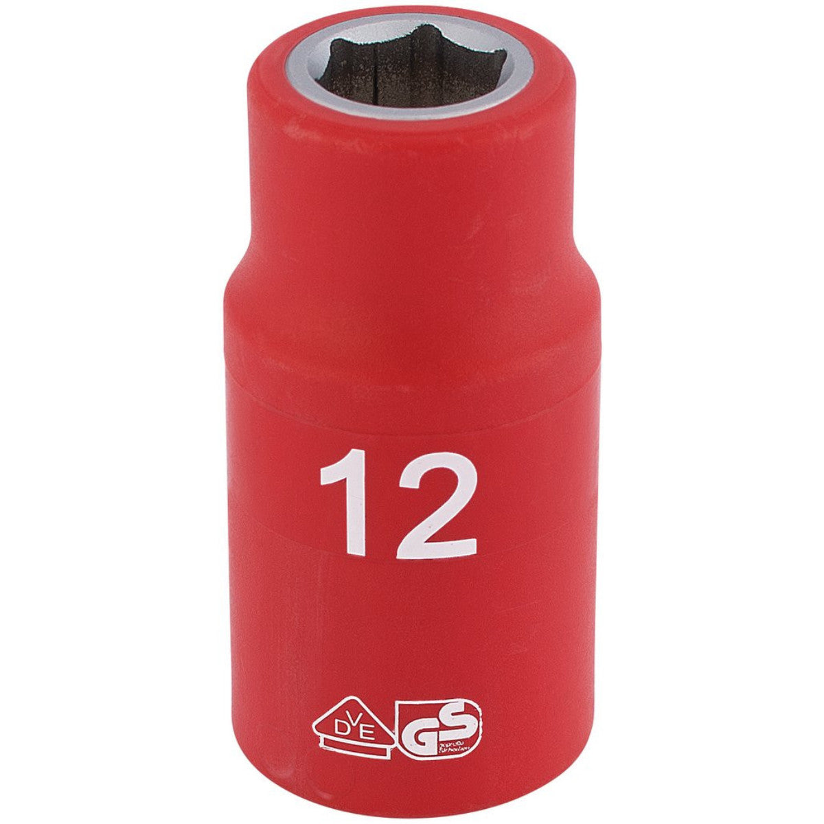 Draper Expert Fully Insulated VDE Socket, 1/2" Sq. Dr., 12mm 31785