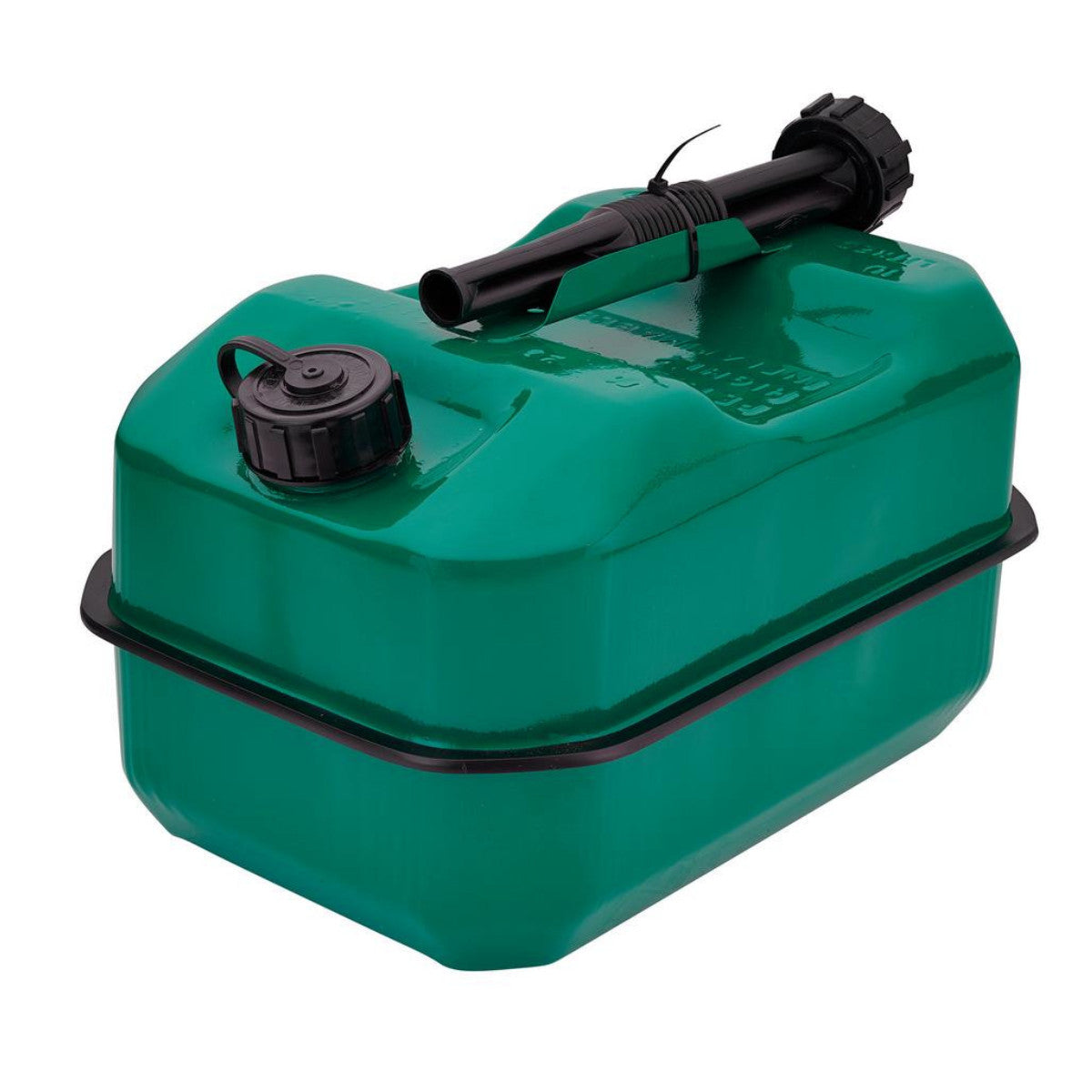 Draper Flat Steel Fuel Can, 10L, Green 31791