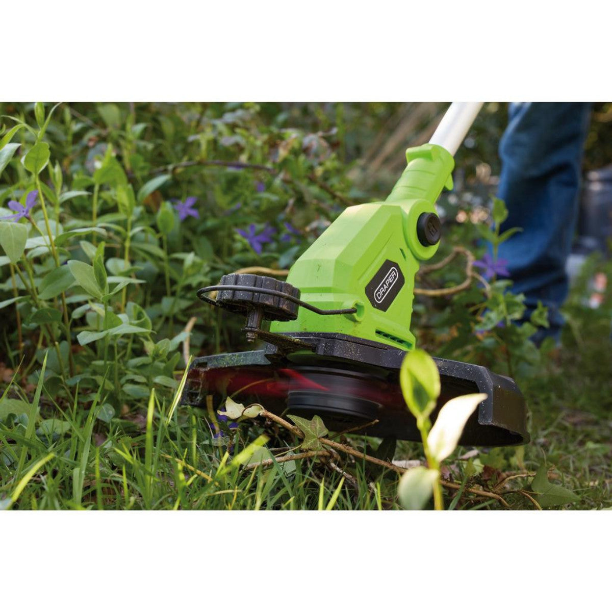 Draper 18V 2-in-1 Grass Trimmer, 1 x 2.0Ah Battery, 1 x Charger 31860