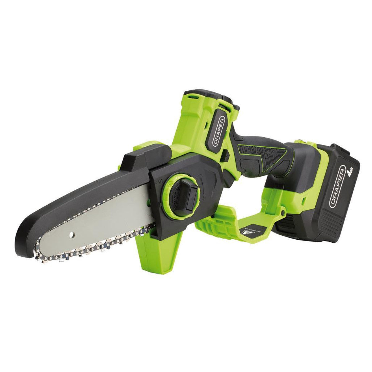 Draper 18V Brushless Mini Pruner Saw, 1 x 4.0Ah Battery, 1 x Charger 31872