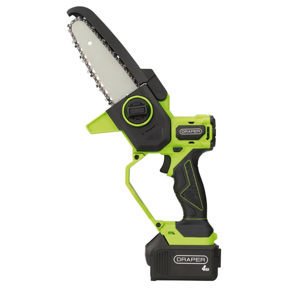 Draper 18V Brushless Mini Pruner Saw, 1 x 4.0Ah Battery, 1 x Charger 31872