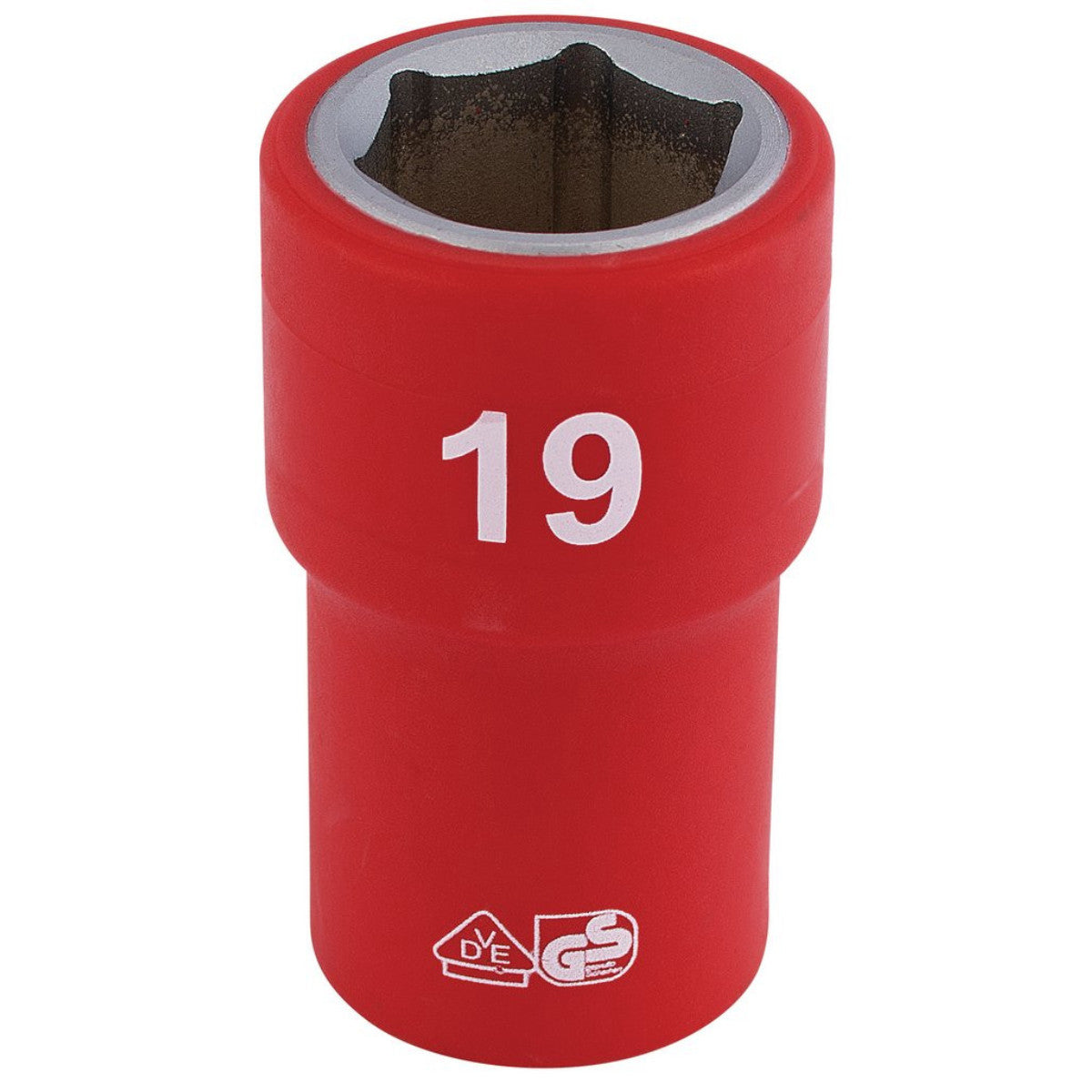 Draper Expert Fully Insulated VDE Socket, 1/2" Sq. Dr., 19mm 31880