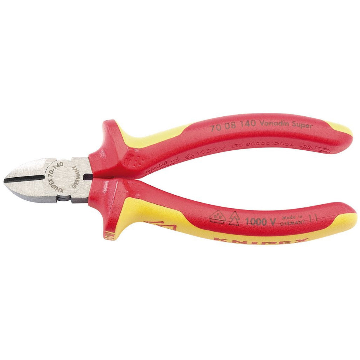 Knipex 70 08 140UKSBE VDE Diagonal Cutter, 140mm 31925
