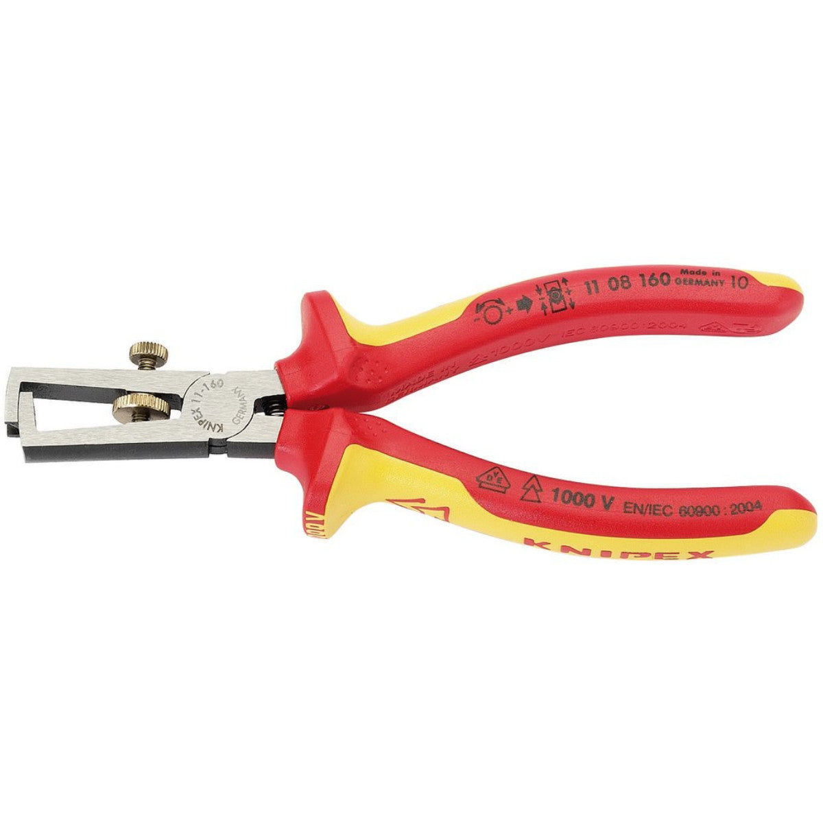 Knipex 11 08 160UKSBE VDE Insulation Stripper, 160mm 31930