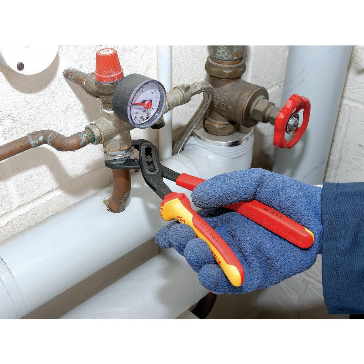 Knipex Alligator 88 08 250UKSBE VDE Fully Insulated Water Pump Pliers, 250mm 32013
