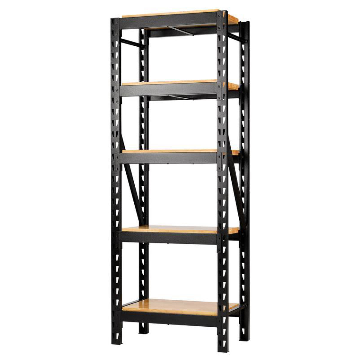 Bunker 22 Piece Modular 5 Tier Racking with Hardwood Shelving, 750mm 32446