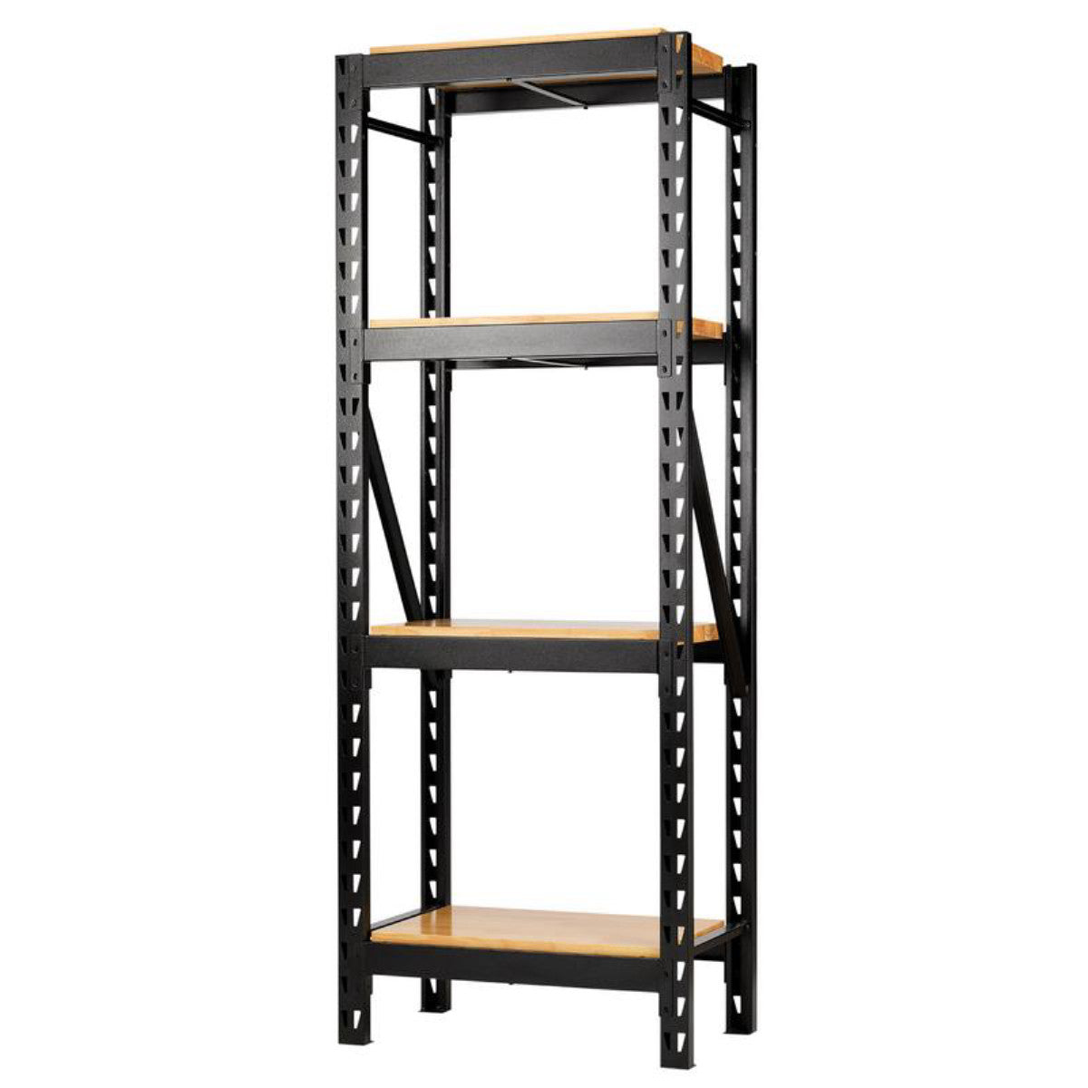 Bunker 21 Piece Modular 4 Tier Racking with Hardwood Shelving, 750mm 32488