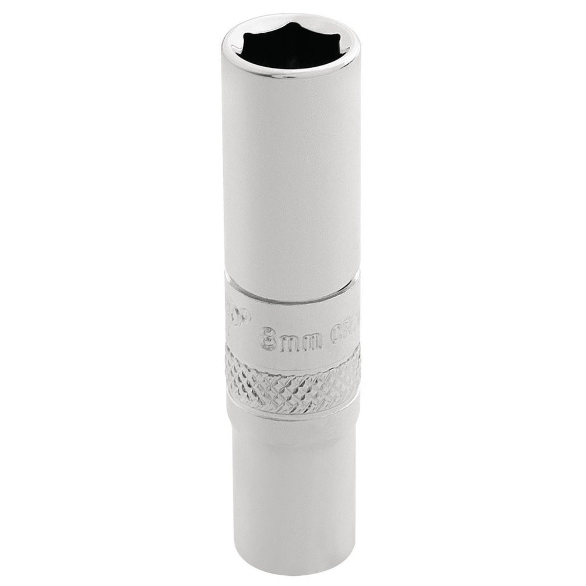 Draper Expert HI-TORQ 6 Point Deep Socket, 1/4" Sq. Dr., 8mm 32675
