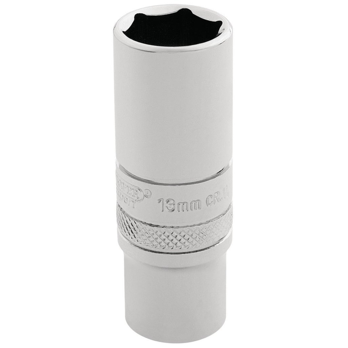 Draper Expert HI-TORQ 6 Point Deep Socket, 1/4" Sq. Dr., 13mm 32762