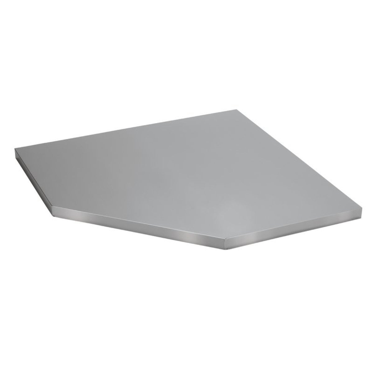 Bunker Modular Stainless Steel Worktop for Corner Cabinet, 865mm 33203