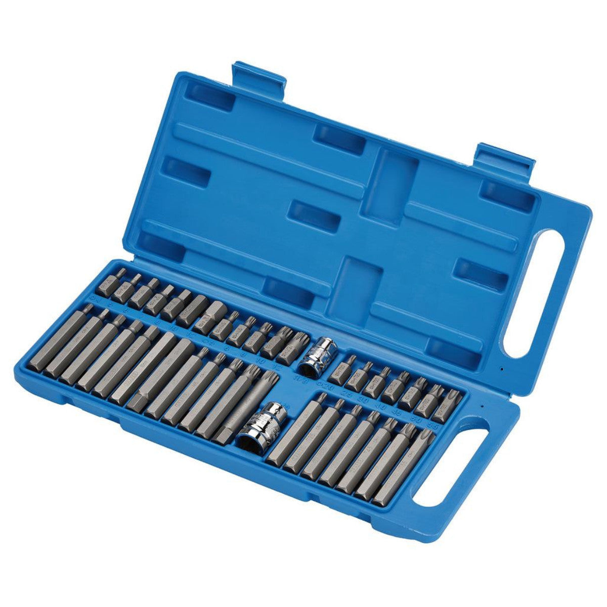 Draper TX-STAR Hex. & Spline Mechanics Bit Set, 3/8, 1/2" Sq. Dr. (40 Piece) 33323