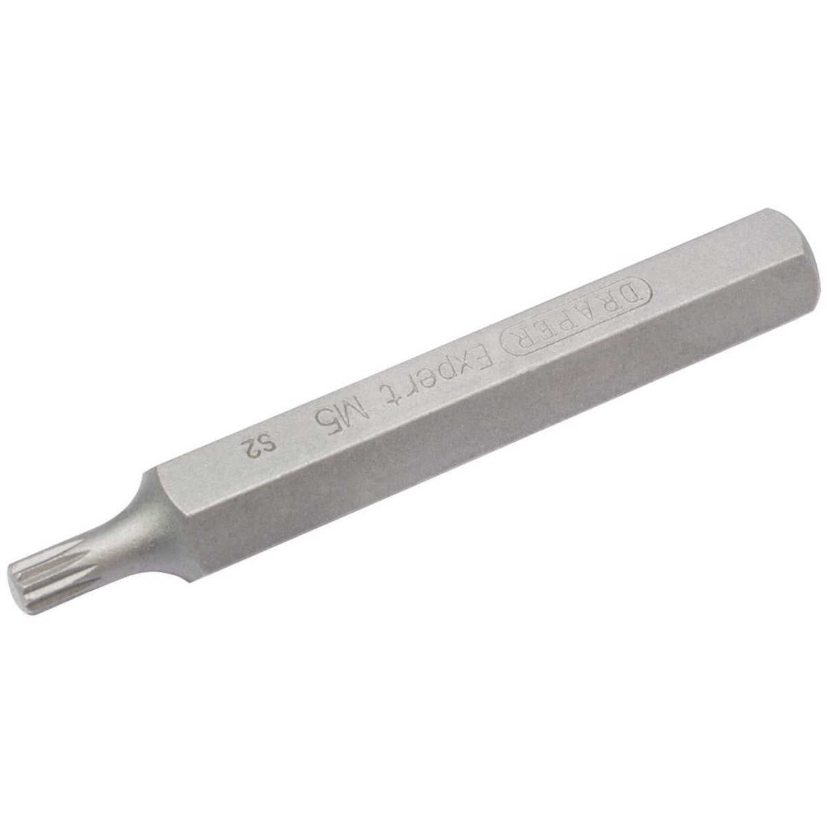 Draper Expert Spline 10mm Insert Bit for Mechanics Bit Sets, M5 x 75mm 33344