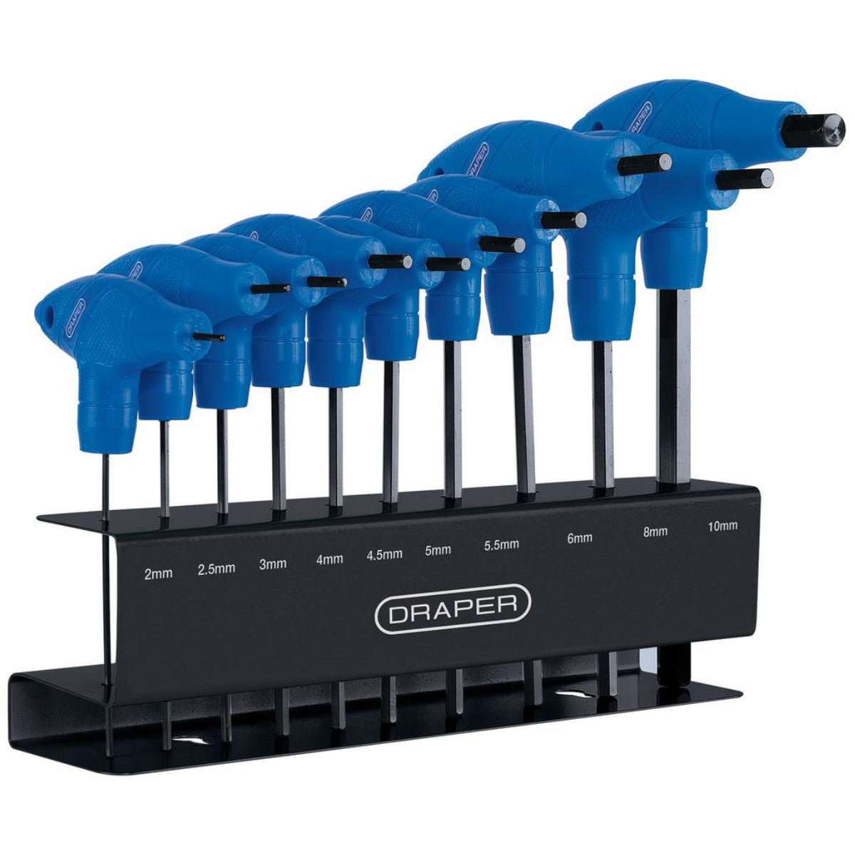 Draper Metric T-Handle Hex Key Set (10 Piece) 33869