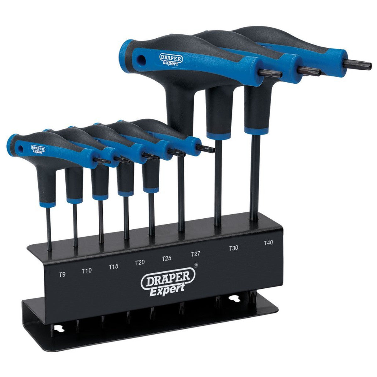 Draper Expert TX-STAR Soft Grip Metric T-Handle Key Set (8 Piece) 33872